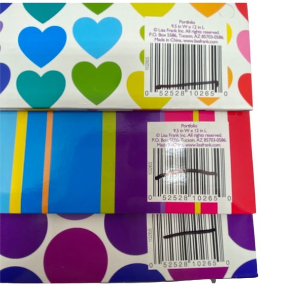 Lisa Frank Queen of Color NOS 2 pocket School Folders Portfolio - Picture 3 of 15